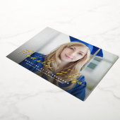 Skript für die Graduierungsbezeichnung Foto Abschl Folieneinladung (Gedreht)