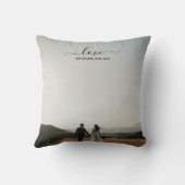 Skript für die Hochzeit von 2 Foto-Memory-Liebe Kissen (Rückseite)