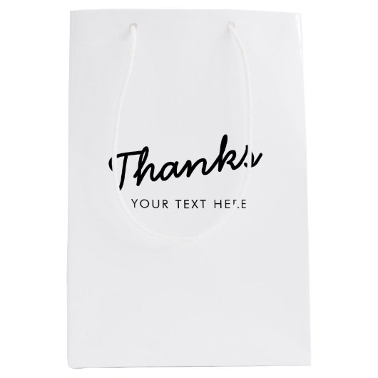 Skript für die Werbeaktion für kundenspezifische U Mittlere Geschenktüte (Vorderseite)