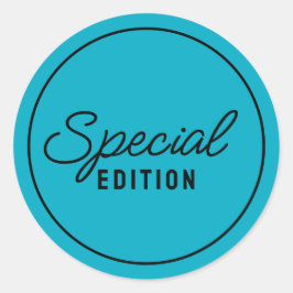 Skript für Elegante Special Edition Runder Aufkleber