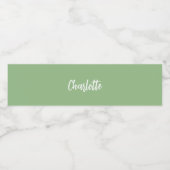 Skript für grün anzeigen wasserflaschenetikett (Einzelnes Label)