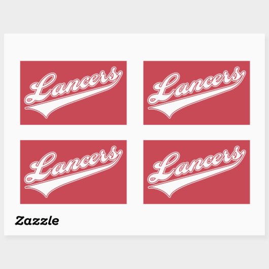 Skript für Lancers Rechteckiger Aufkleber (Blatt)