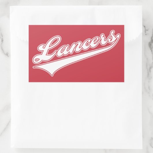 Skript für Lancers Rechteckiger Aufkleber (Tasche)