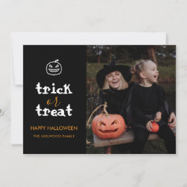 Skript für launische Halloween-Fotos zu Halloween Feiertagskarte