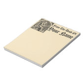 Skript für mittelalterliche Schriften Notizblock (Rotiert)