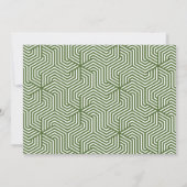 Skript & geometrisches Foto zum dreißigsten Geburt (Rückseite)