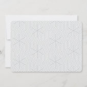 Skript & geometrisches Foto zum dreißigsten Geburt (Rückseite)