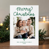 Skript Grün Schleife Weihnachten 5 Foto