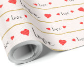 Skript Herz Geschenkpapier (Rolleneckpunkt)