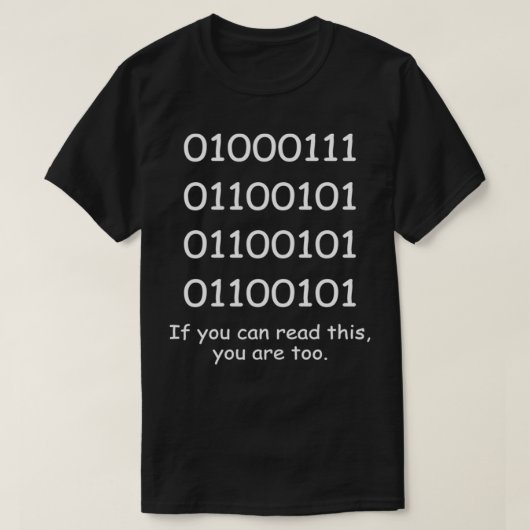 Skript HTML-Netzwerk binär Wenn Sie diese können l T-Shirt (Design vorne)