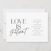 Skript-Liebe Hochzeit verschoben Ändern Sie das Da Ankündigung (Vorderseite)