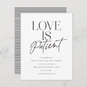 Skript-Liebe Hochzeit verschoben Ändern Sie das Da Save The Date (Vorne/Hinten)