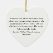 Skript-Liebe - Seelendefinition Keramik Ornament (Hinten)