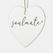 Skript-Liebe - Seelendefinition Keramik Ornament (Links)