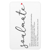 Skript-Liebe - Seelendefinition Magnet (Vertikal)