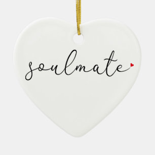 Skript Liebes Herz Seelenverwandter Definition Keramik Ornament