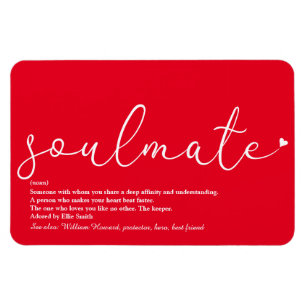 Skript Liebes Herz Seelenverwandter Definition Rot Magnet