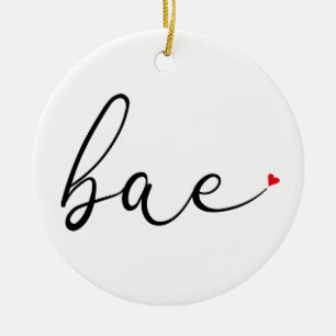 Skript Liebesherz Bae Definition Keramik Ornament