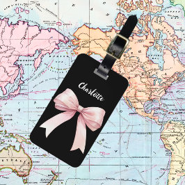 Skript mit schwarzem Namen abbrechen Gepäckanhänger