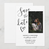 Skript Modernes Datum speichern Save The Date (Vorne/Hinten)