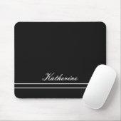 Skript Name Minimalist Midnight Back Mousepad (Mit Mouse)