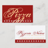 Skript PIZZA Kundenbindungskarte Treuekarte (Vorne/Hinten)