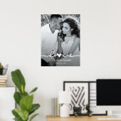 Skript-Poster für benutzerdefiniertes Foto Liebe Poster (Heimbüro)