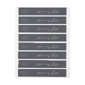 SKRIPT RETTEN UNSER DATUM Rundum-Adressaufkleber (Bogen)