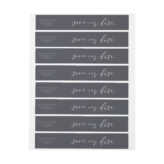 SKRIPT RETTEN UNSER DATUM Rundum-Adressaufkleber (Bogen)