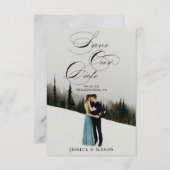 Skript-Save the Date-Karte - Daten speichern RSVP Karte (Vorne/Hinten)