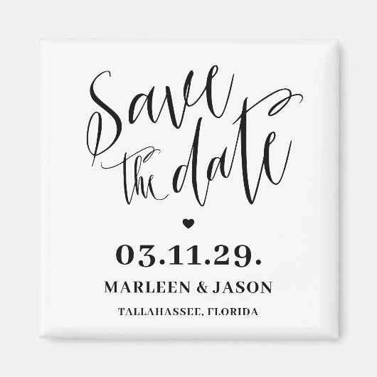 Skript Save the Date Magnet (Vorne)