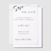 Skript Save the Date Pergament Einladungen (Versetzt)