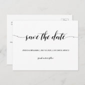 Skript Save the Date Postkarte (Vorne/Hinten)