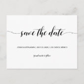 Skript Save the Date Postkarte (Vorderseite)