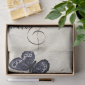 Skript-Schmetterlings-Collagen-Blatt Seidenpapier (Geschenk)