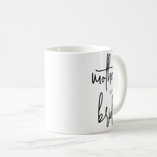 Skript Schwarze Mutter der Brautehohe Kaffee Kaffeetasse (VorderseiteRechts)