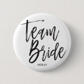 Skript-Schwarzes der Team-Braut-| Button (Vorderseite)