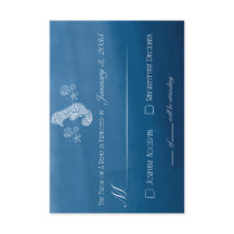 Skript-Seepferdchen-Aquarell-RSVP-Hochzeitskarte