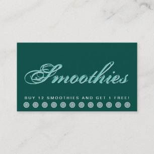Skript SMOOTHIES Kundenbindungskarte Treuekarte