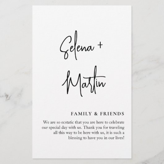 Skript + Text Hochzeiten Ereignisse Zeitleiste (Rückseite)