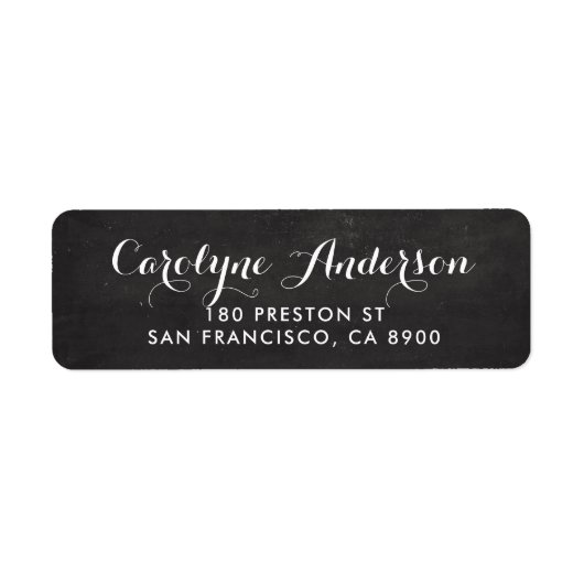 Skript-Typografie auf rustikaler Imitat-Tafel (Vorne)