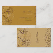 Skript-u. Kalligraphie-Visitenkarten Visitenkarte (Vorne/Hinten)