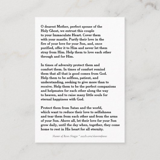 Skript-Überlagerung katholisches der Visitenkarte (Rückseite)