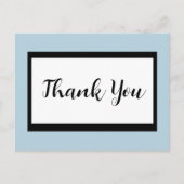 Skript Vielen Dank, Postkarte (Vorderseite)