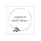 Skript von Name handgefertigter Mini-Stempel Gummistempel (Prägung)