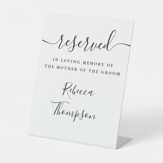 Skript vorbehalten Mutter des Groom-Gedenkmals Sockelschild (Vorderseite)