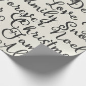 Skript. Weihnachten Geschenkpapier (Ecke)