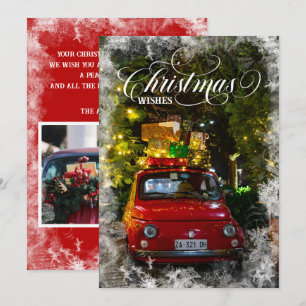 Skript Weihnachtswünsche Schnee-Overlay individuel Feiertagskarte