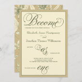 Skript wird als eine Christliche Einladung zur Hoc (Vorne/Hinten)