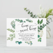 Skript-Zuhause Sweet-Zuhause mit Eucalyptus erstel Ankündigung (Stehend Vorderseite)